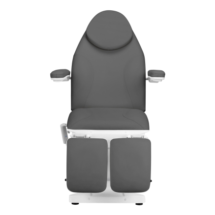 Fotel kosmetyczny elektryczny Sillon Basic pedi 3 siln. szary - 6