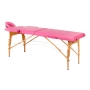 Stół składany do masażu drewniany Komfort Activ Fizjo 2 segmentowe róż - 2