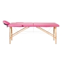 Stół składany do masażu drewniany Komfort Activ Fizjo 2 segmentowe róż - 3