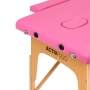 Stół składany do masażu drewniany Komfort Activ Fizjo 2 segmentowe róż - 6