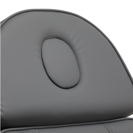Fotel kosmetyczny elektryczny SILLON Lux 3 silniki szary, szara podstawa - 11