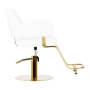 Gabbiano fotel fryzjerski Linz NQ złoto biały - 5