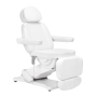 Elektryczny fotel kosmetyczny SILLON CLASSIC 3 silniki z podgrzewaniem biały - 2