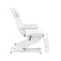 Elektryczny fotel kosmetyczny SILLON CLASSIC 3 silniki z podgrzewaniem biały - 5