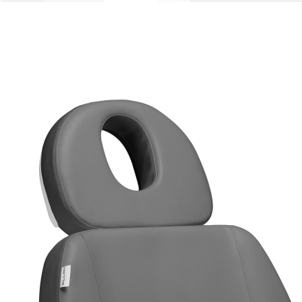 Elektryczny fotel kosmetyczny SILLON CLASSIC 4 silniki z kołyską szary - 15