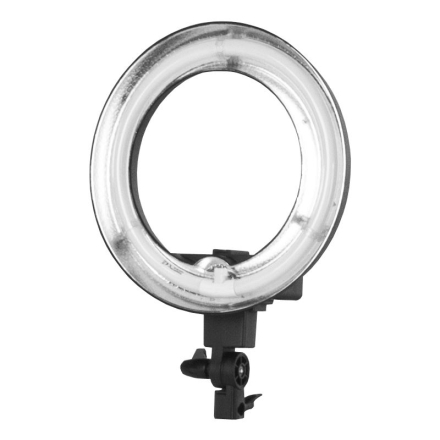 Lampa pierścieniowa Ring light 12' 35W fluorescent czarna + statyw - 2