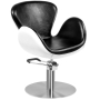 Gabbiano fotel fryzjerski Amsterdam czarno-biały - 2