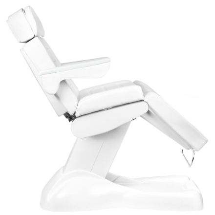 Fotel kosmetyczny elektr. Lux 4M biały z kołyską - 9