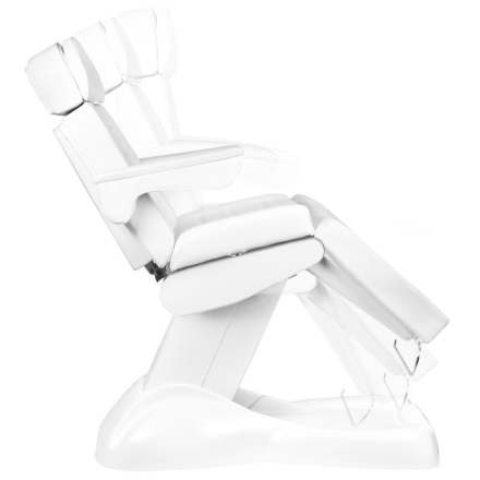 Fotel kosmetyczny elektr. Lux 4M biały z kołyską - 10