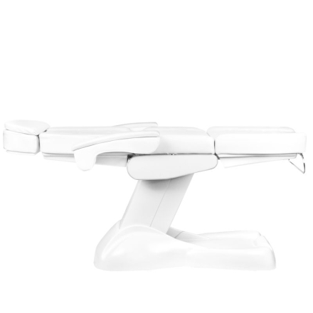 Fotel kosmetyczny elektr. Lux 4M biały z kołyską - 14