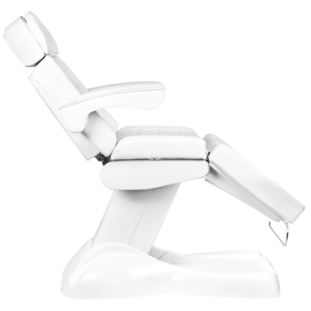 Fotel kosmetyczny elektr. Lux 4M biały z kołyską - 15