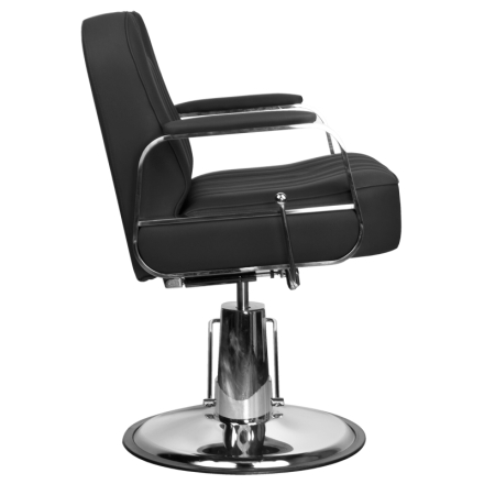 Gabbiano fotel barberski Rufo czarny - 4