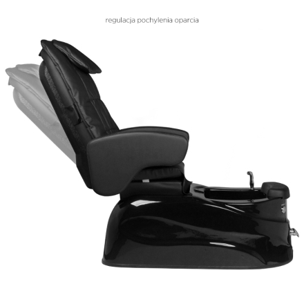 Fotel pedicure spa AS-122 czarny z funkcją masażu - 6