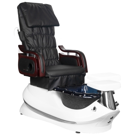 Fotel pedicure spa AS-261 czarno-biały z funkcją masażu - 6