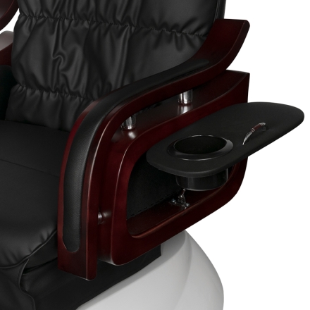 Fotel pedicure spa AS-261 czarno-biały z funkcją masażu - 11