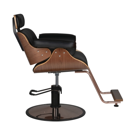 Gabbiano fotel fryzjerski Florencja orzech czarny - 2