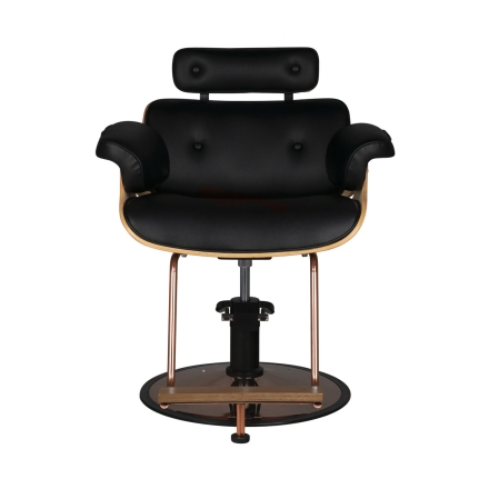 Gabbiano fotel fryzjerski Florencja orzech czarny - 4