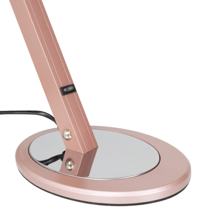 Lampa na biurko Slim led różowe złoto - 3