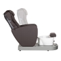 Fotel spa do pedicure Azzurro 016C brązowy z masażem pleców i hydromasażem - 3
