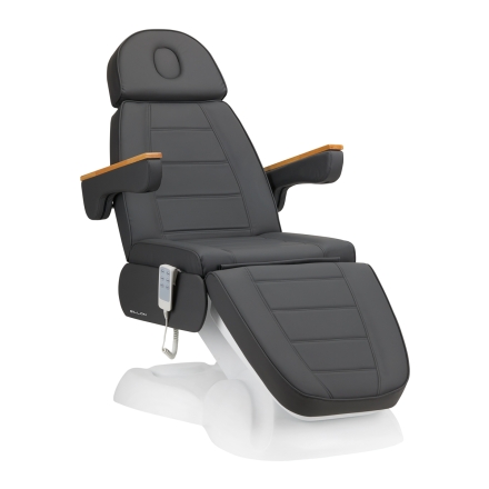Fotel kosmetyczny elektryczny Lux 273b 3 silniki szary