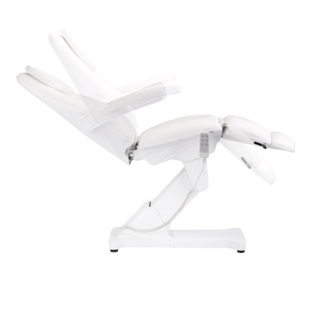 Fotel kosmetyczny elektryczny Sillon Basic 3 siln. biały - 7