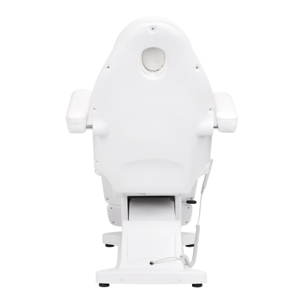 Fotel kosmetyczny elektryczny Sillon Basic 3 siln. biały - 11