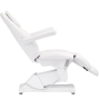 Fotel kosmetyczny elektryczny Sillon Basic 3 siln. biały - 6