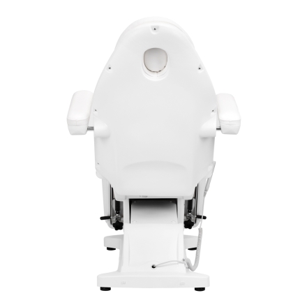 Fotel kosmetyczny elektryczny Sillon Basic pedi 3 siln. biały - 9