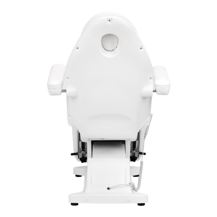Fotel kosmetyczny elektryczny Sillon Basic pedi 3 siln. biały - 9