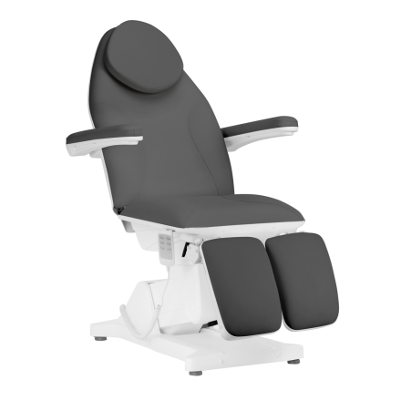 Fotel kosmetyczny elektryczny Sillon Basic pedi 3 siln. szary