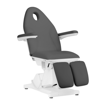 Fotel kosmetyczny elektryczny Sillon Basic pedi 3 siln. szary - 2