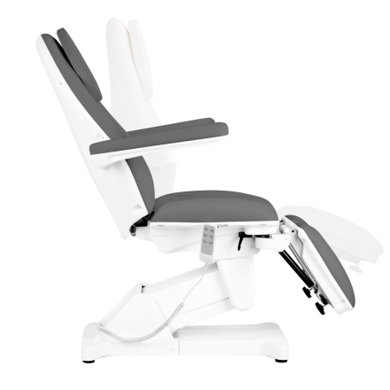 Fotel kosmetyczny elektryczny Sillon Basic pedi 3 siln. szary - 3