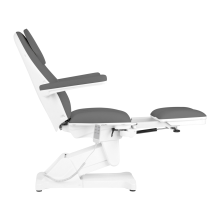 Fotel kosmetyczny elektryczny Sillon Basic pedi 3 siln. szary - 4