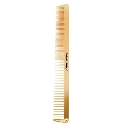 Babyliss Metal Comb - Złoty Metalowy Grzebień do Strzyżenia M3842E