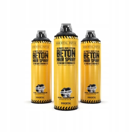 IMMORTAL BETON SPRAY bardzo mocny lakier 500ml - 2