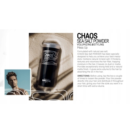 Immortal NYC Chaos Sea Salt puder sól morska 20g - 3
