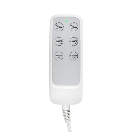 Fotel kosmetyczny elektryczny Lux 273b 3 silniki czarny - 14