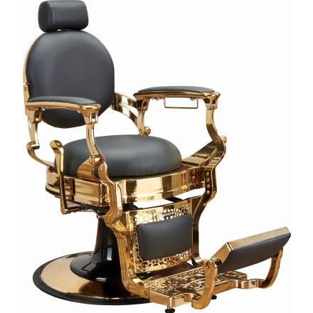 Fotel Barberski Salomon - gold AYALA