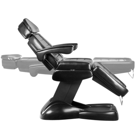 Fotel kosmetyczny elektr. Lux czarny - 4