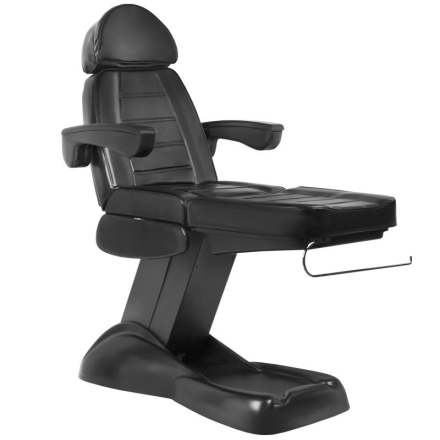 Fotel kosmetyczny elektr. Lux czarny - 10