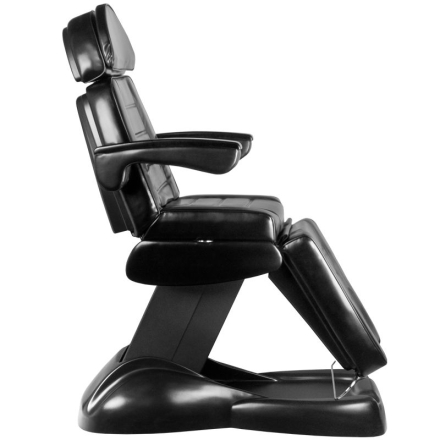 Fotel kosmetyczny elektr. Lux czarny - 13