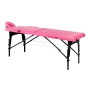 Stół składany do masażu drewniany Komfort Activ Fizjo 2 segmentowe róż czarne drewno - 2