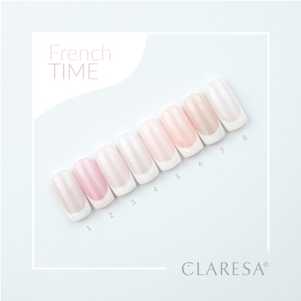 CLARESA Lakier hybrydowy French Time 6 -5g - 3