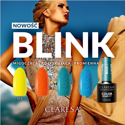 CLARESA Lakier hybrydowy Blink 4 -5g - 2