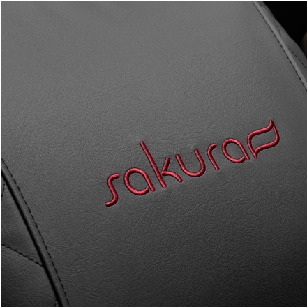 Sakura fotel masujący Standard 801 czarno-czerwony - 10