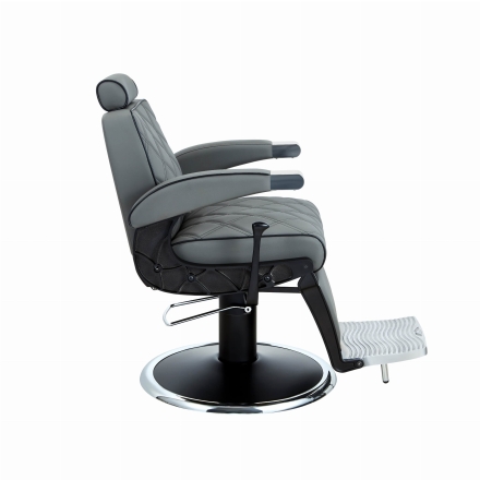 Fotel barberski Hugo Mirplay Szary - 5