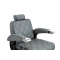 Fotel barberski Hugo Mirplay Szary - 2