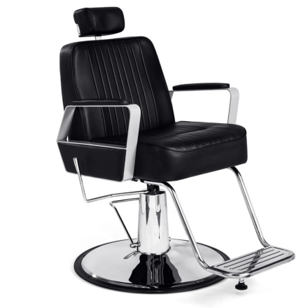Fotel barberski Hugo Mirplay Szary kopia