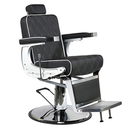 Fotel barberski Karl Mirplay Czarny