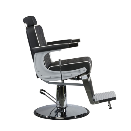 Fotel barberski Karl Mirplay Czarny - 4